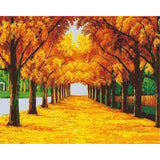 paint by numbers | Trees and Sunshine | advanced landscapes | FiguredArt