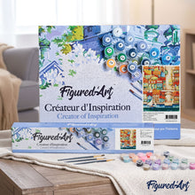 Load image into Gallery viewer, paint by numbers | Abstract Beachfront | cities intermediate | FiguredArt