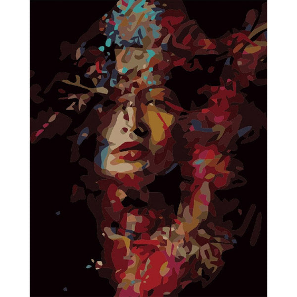 paint by numbers | Painted woman | advanced world | FiguredArt