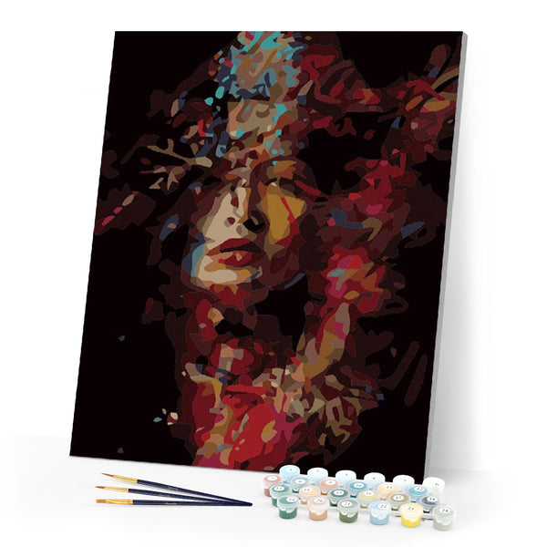 paint by numbers | Painted woman | advanced world | FiguredArt