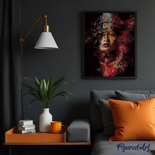 paint by numbers | Painted woman | advanced world | FiguredArt