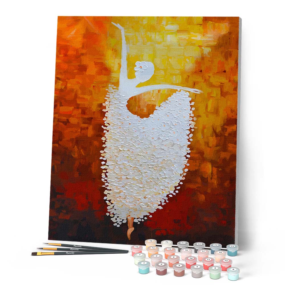 Paint by numbers - Abstract Ballerina – Figured'Art