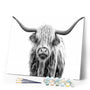 paint by numbers | Yak | advanced animals bison and yaks | FiguredArt