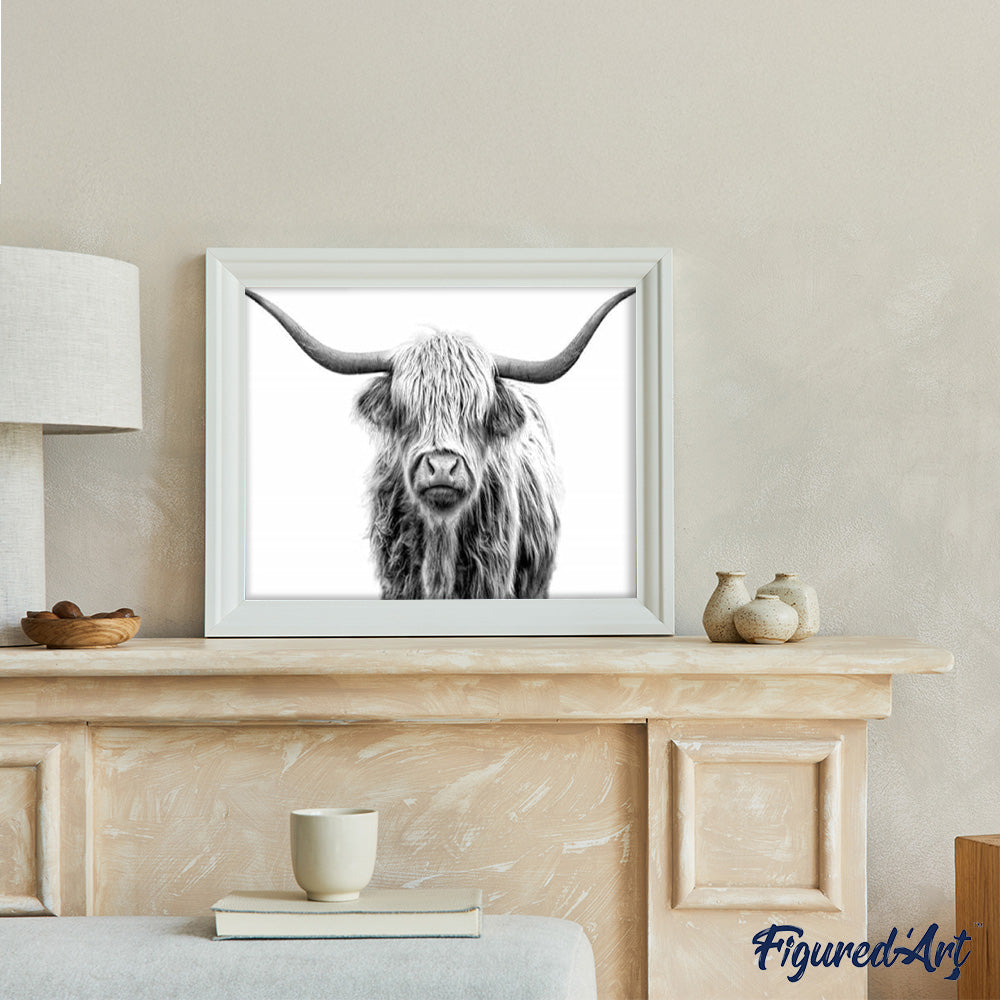 paint by numbers | Yak | advanced animals bison and yaks | FiguredArt