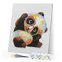 paint by numbers | Panda With Glasses | animals easy pandas | FiguredArt