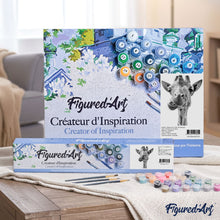 Load image into Gallery viewer, paint by numbers | Funny Giraffe | advanced animals giraffes | FiguredArt