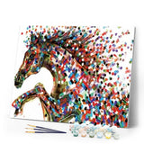 paint by numbers | Horse in Style | advanced animals horses | FiguredArt