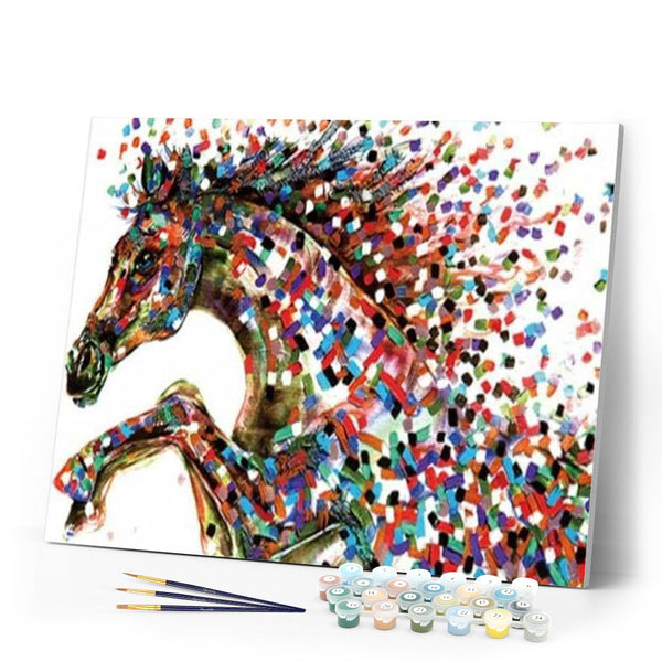 paint by numbers | Horse in Style | advanced animals horses | FiguredArt