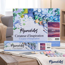 Load image into Gallery viewer, paint by numbers | Sailboat Red Sea | easy landscapes ships and boats | FiguredArt