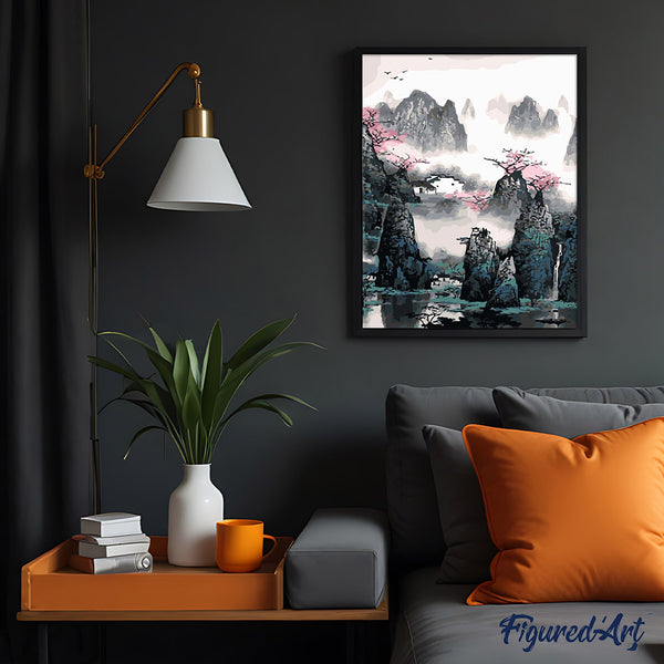 paint by numbers | China Landscape | advanced landscapes | FiguredArt