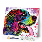 paint by numbers | Labrador Pop Art | advanced animals dogs Pop Art | FiguredArt