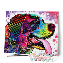 Load image into Gallery viewer, paint by numbers | Labrador Pop Art | advanced animals dogs Pop Art | FiguredArt