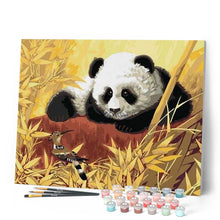 Load image into Gallery viewer, paint by numbers | Panda And Bird | animals birds easy pandas | FiguredArt