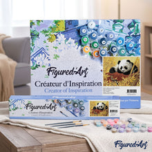 Load image into Gallery viewer, paint by numbers | Panda And Bird | animals birds easy pandas | FiguredArt
