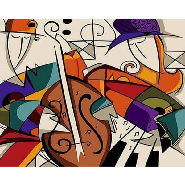 paint by numbers | Orchestra | easy music | FiguredArt