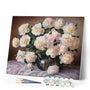 paint by numbers | Beautiful bouquet of White Flowers | flowers intermediate | FiguredArt