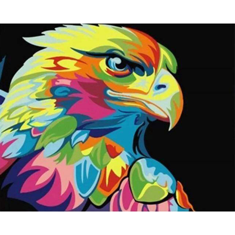 paint by numbers | Pop Art eagle | animals beginners birds eagles easy | FiguredArt