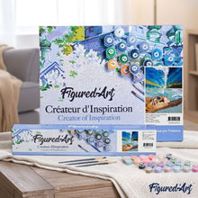 Load image into Gallery viewer, paint by numbers | Turtle in the Waves | advanced landscapes turtles | FiguredArt