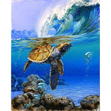 paint by numbers | Marine Turtle | advanced animals turtles | FiguredArt