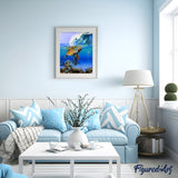 paint by numbers | Marine Turtle | advanced animals turtles | FiguredArt
