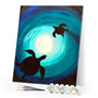 paint by numbers | Vortex Turtles | animals beginners intermediate turtles | FiguredArt