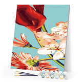 paint by numbers | Flowers Vertical | easy flowers | FiguredArt