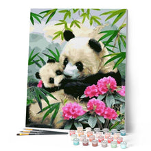 Load image into Gallery viewer, paint by numbers | Giant pandas | animals easy pandas | FiguredArt