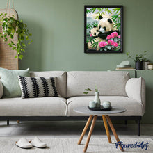 Load image into Gallery viewer, paint by numbers | Giant pandas | animals easy pandas | FiguredArt
