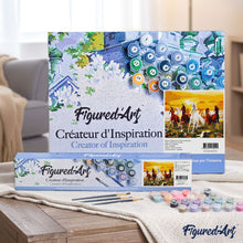 Load image into Gallery viewer, paint by numbers | Eight Horses | animals horses intermediate | FiguredArt