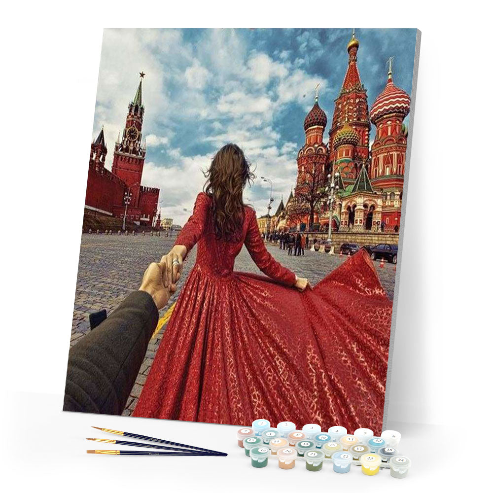 paint by numbers | Moscow Walk | advanced cities romance | FiguredArt