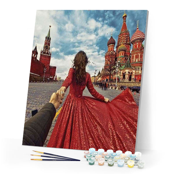paint by numbers | Moscow Walk | advanced cities romance | FiguredArt