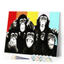 paint by numbers | Chimpanzees | animals intermediate monkeys | FiguredArt