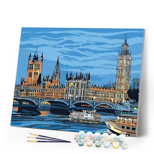 paint by numbers | Notre Dame | cities easy | FiguredArt