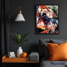 Load image into Gallery viewer, paint by numbers | Watercolor Woman | intermediate romance | FiguredArt