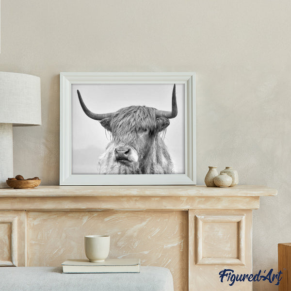 paint by numbers | White Yak | advanced animals bison and yaks | FiguredArt