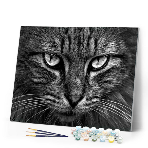 paint by numbers | Cats head | advanced animals cats | FiguredArt