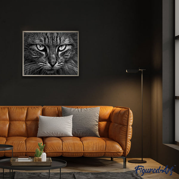paint by numbers | Cats head | advanced animals cats | FiguredArt