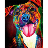 paint by numbers | Happy Dog | advanced animals dogs | FiguredArt