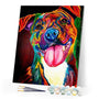 paint by numbers | Happy Dog | advanced animals dogs | FiguredArt