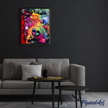 Load image into Gallery viewer, paint by numbers | Colorful Dog | advanced animals dogs Pop Art | FiguredArt