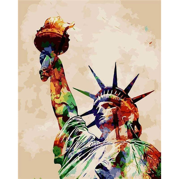 paint by numbers | Statue of Liberty | cities intermediate | FiguredArt