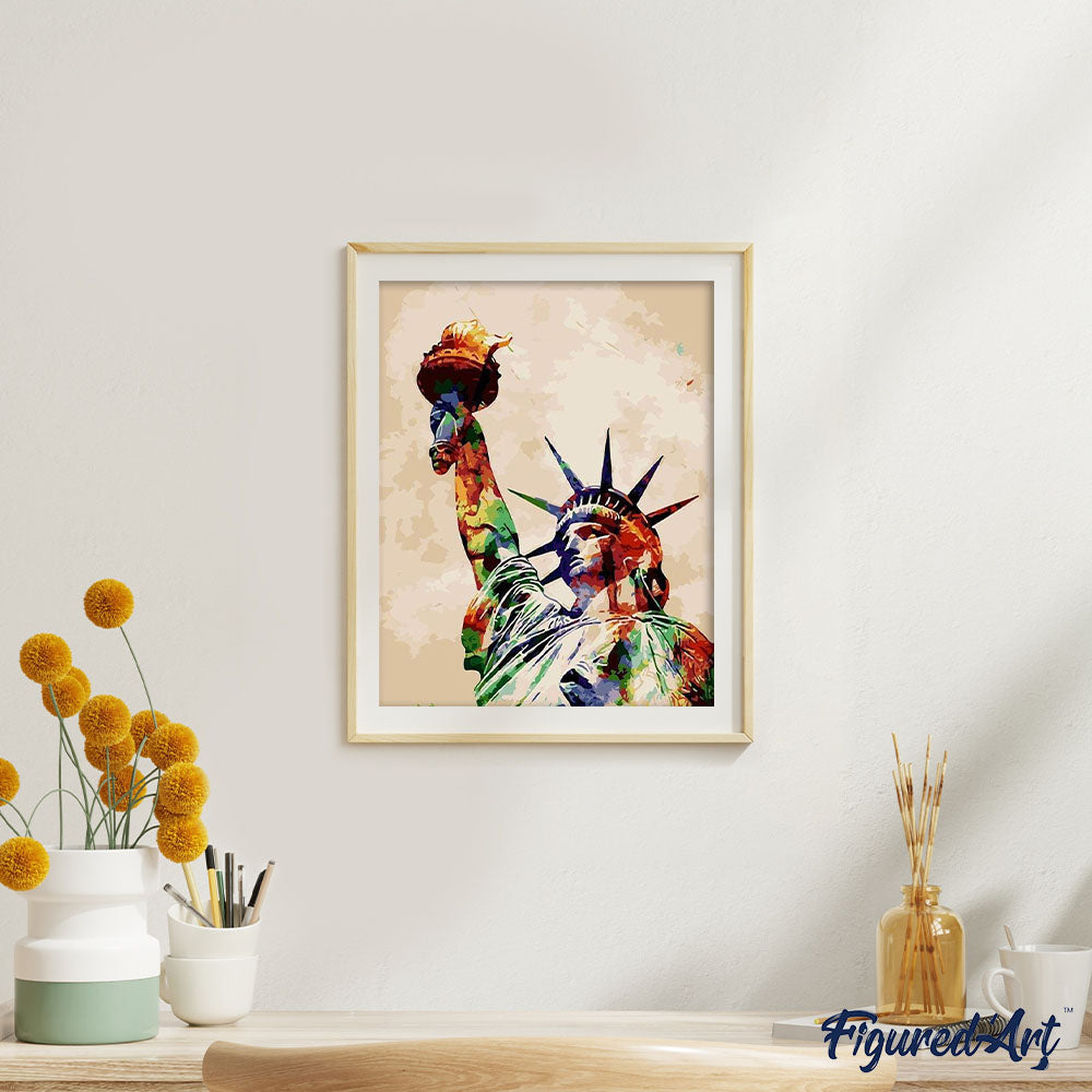 paint by numbers | Statue of Liberty | cities intermediate | FiguredArt