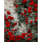 paint by numbers | Red Roses | flowers intermediate | FiguredArt
