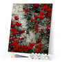 paint by numbers | Red Roses | flowers intermediate | FiguredArt
