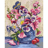 paint by numbers | Flowers with Cherries | flowers intermediate | FiguredArt