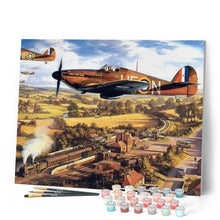 Load image into Gallery viewer, paint by numbers | Aviator | advanced landscapes planes | FiguredArt