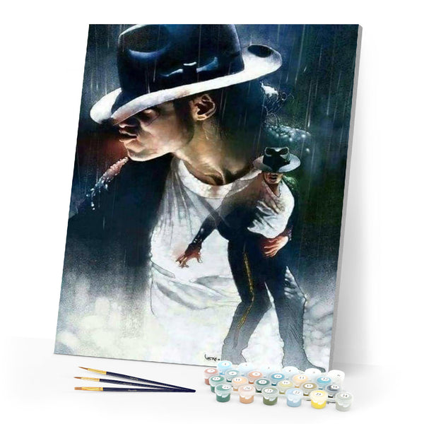 Paint by numbers | Michael Jackson dancing | advanced portrait | Figured'Art