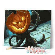 Load image into Gallery viewer, paint by numbers | Scary Pumpkins Halloween | easy kids | FiguredArt