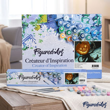Load image into Gallery viewer, paint by numbers | Scary Pumpkins Halloween | easy kids | FiguredArt