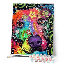 Load image into Gallery viewer, paint by numbers | Head Dog Star | advanced animals dogs | FiguredArt